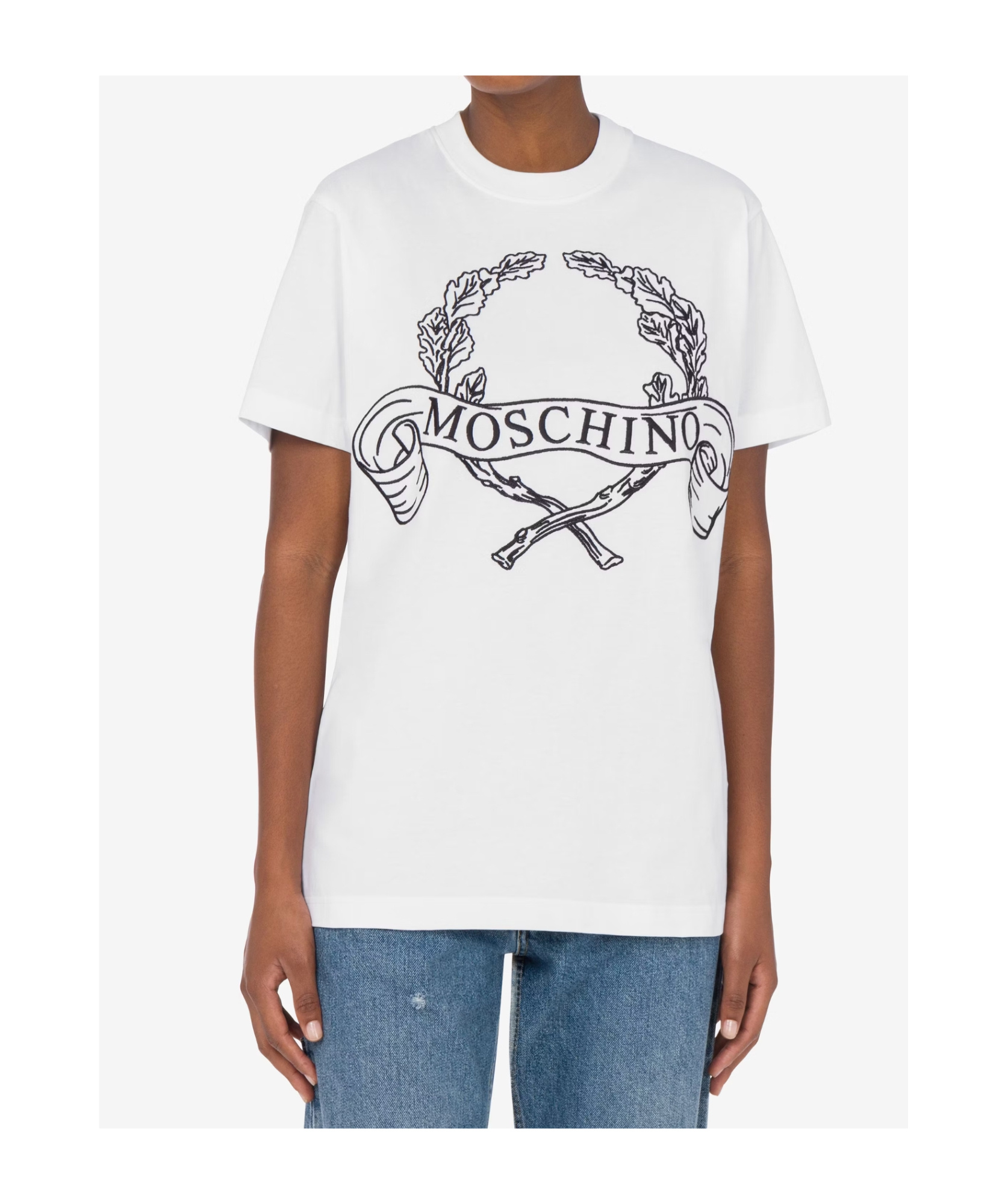 Moschino Short-sleeved T-shirt In White