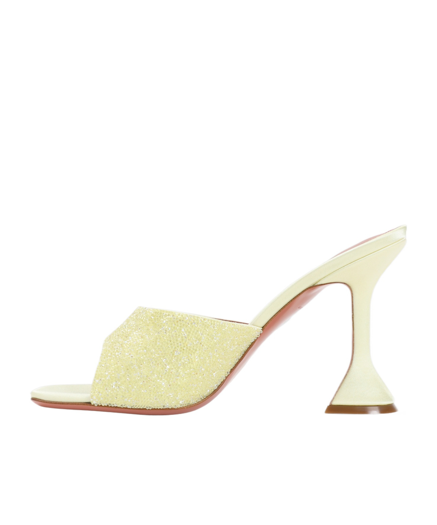 Shop Amina Muaddi Square Toe High Heel Sandals