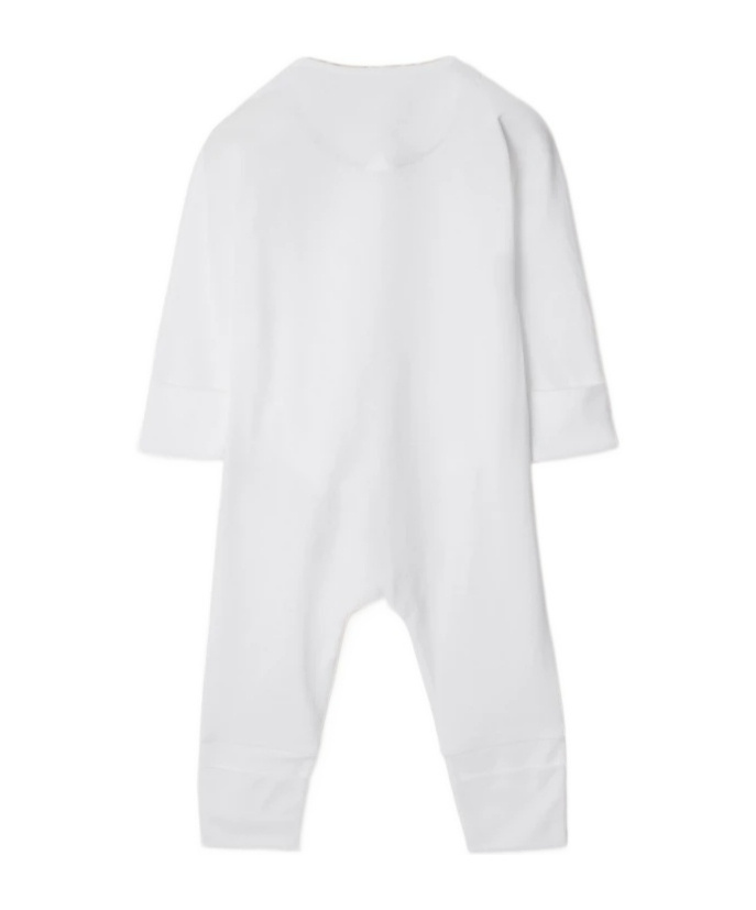 Burberry Two-piece Romper Set In White