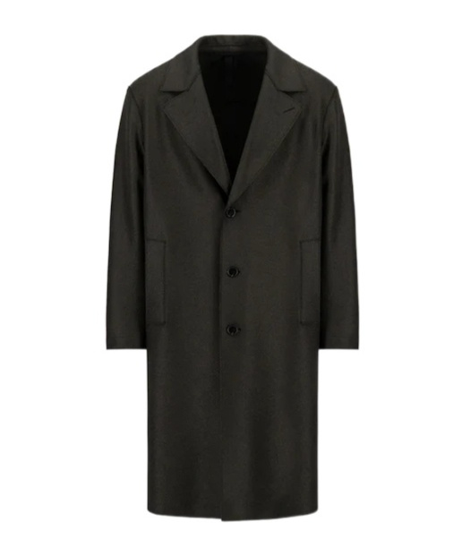 Harris Wharf London Three-button Wool Coat In Black