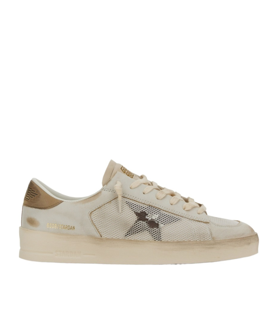 Golden Goose Classic Stardust Sneakers For Men In Nude