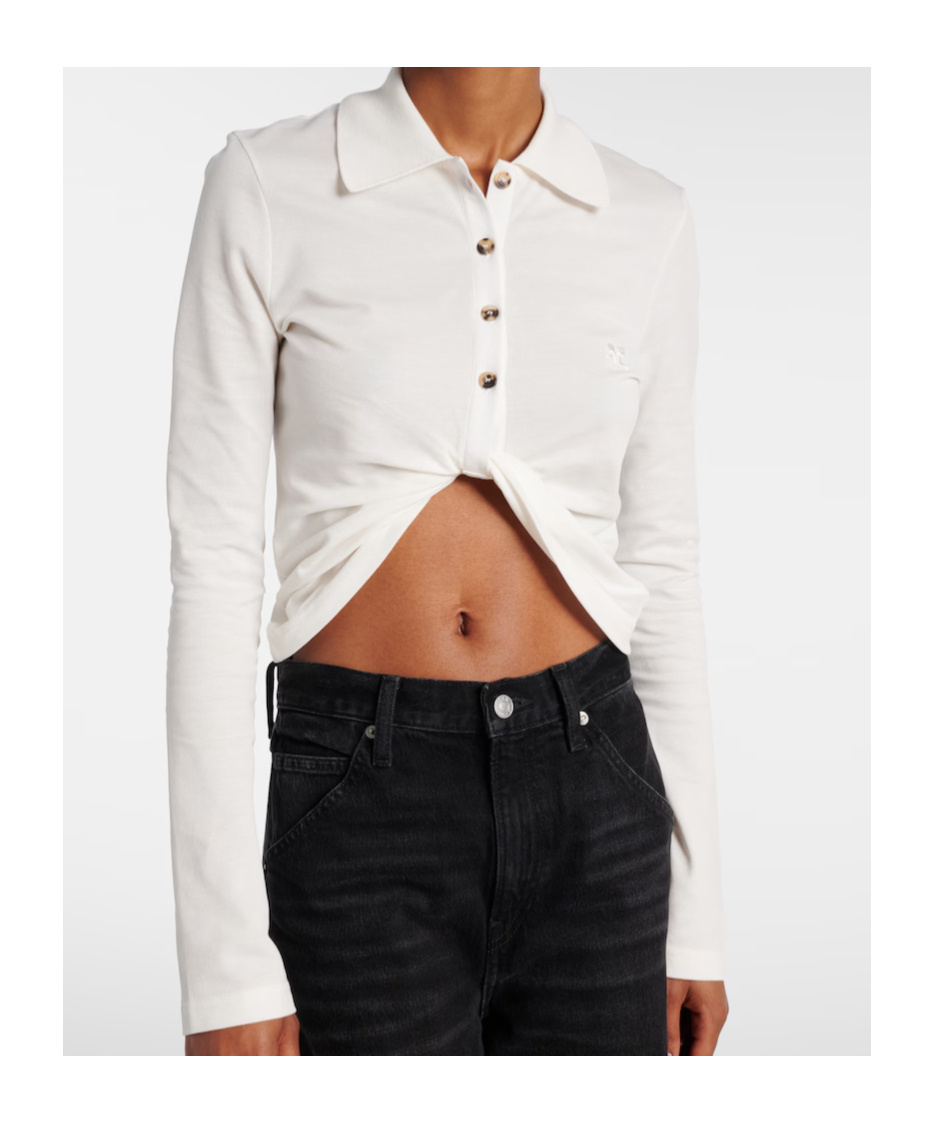 Courrèges Long Sleeve Shirt In Multi