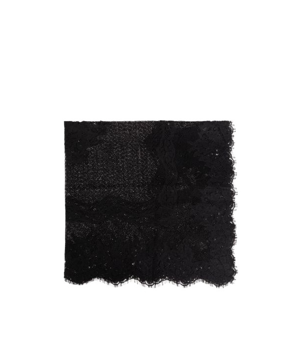 Dolce & Gabbana Lace Scarf In Black