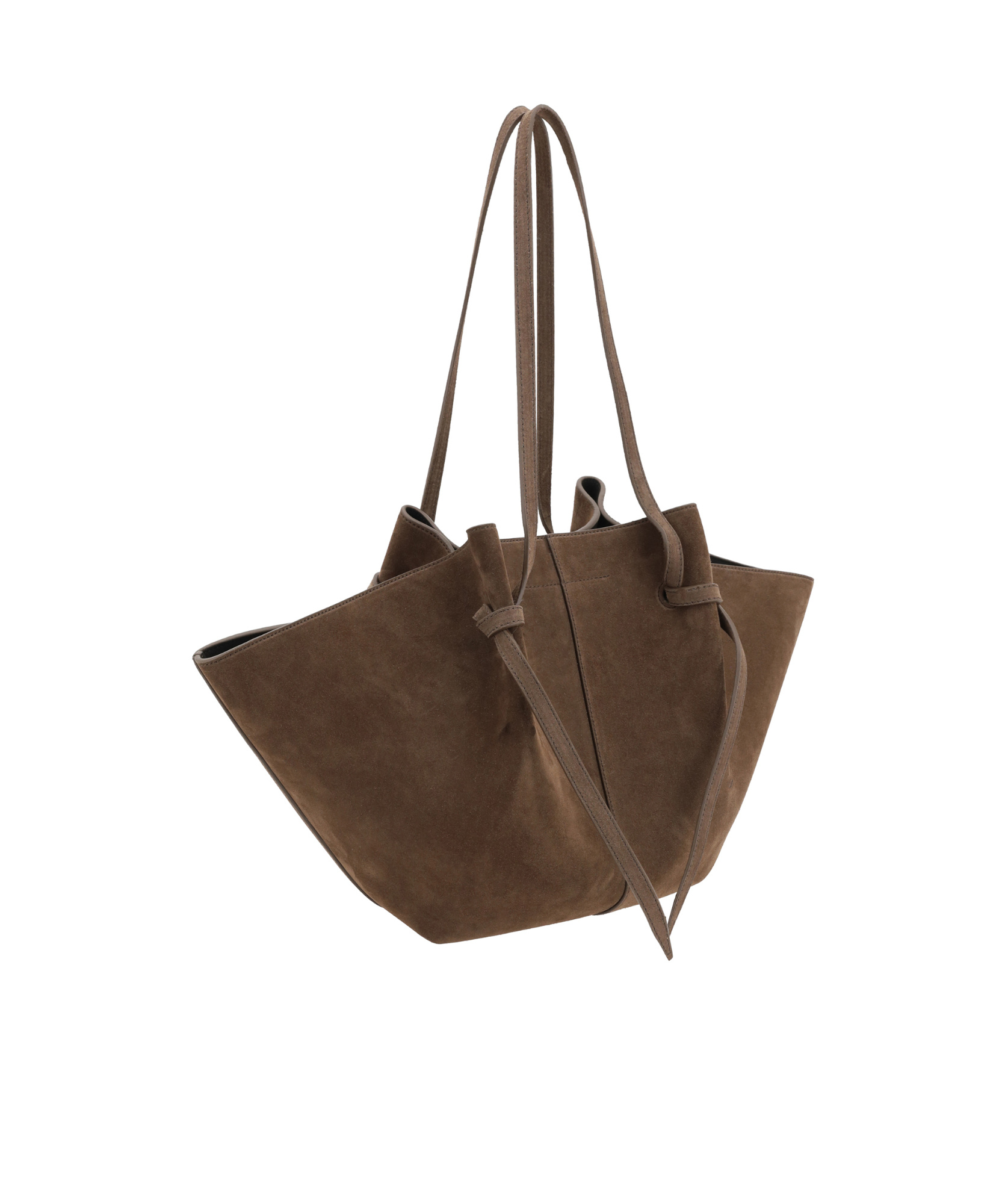 Yuzefi Large Logo Detailed Shoulder Bag In Green