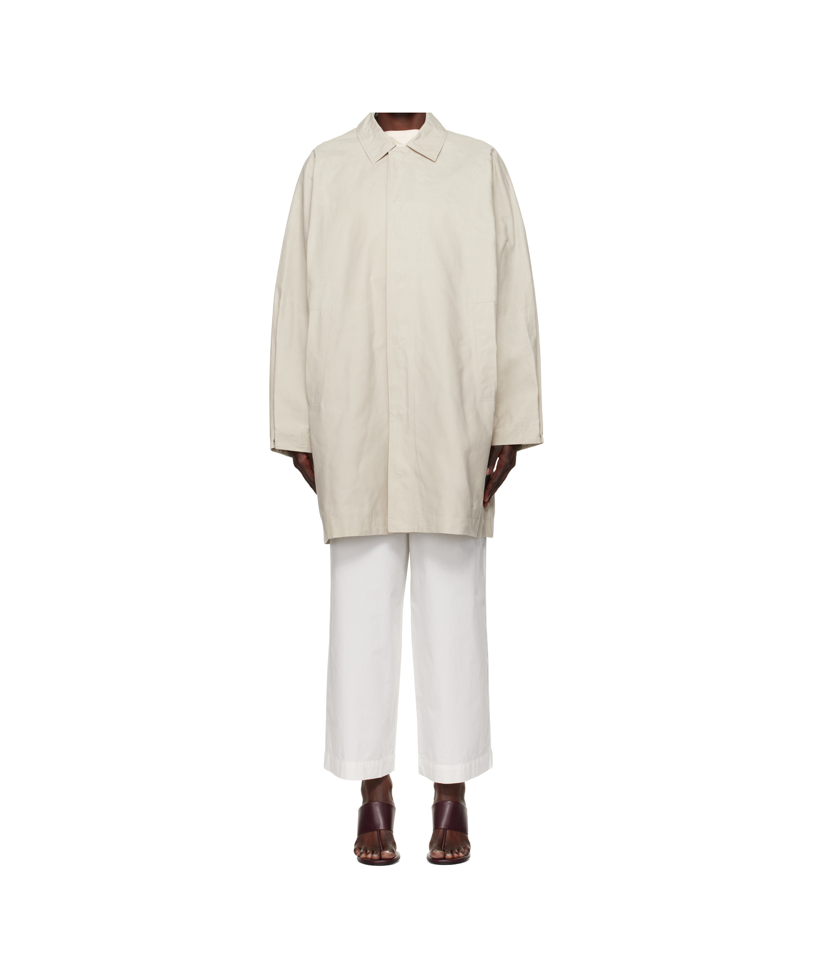 Baserange Long Sleeve Windbreaker In Neutral