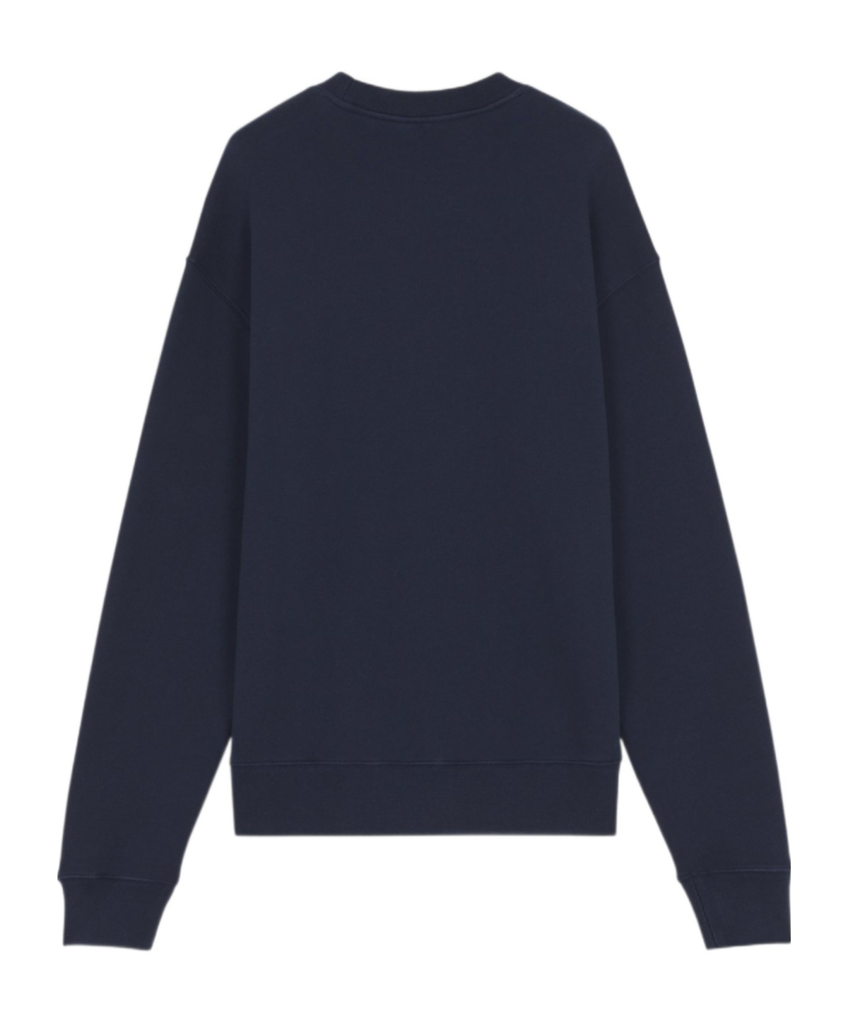 MAISON KITSUNÉ MAISON KITSUNÉ  HANDWRITING STRIPED CREWNECK SWEATSHIRT
