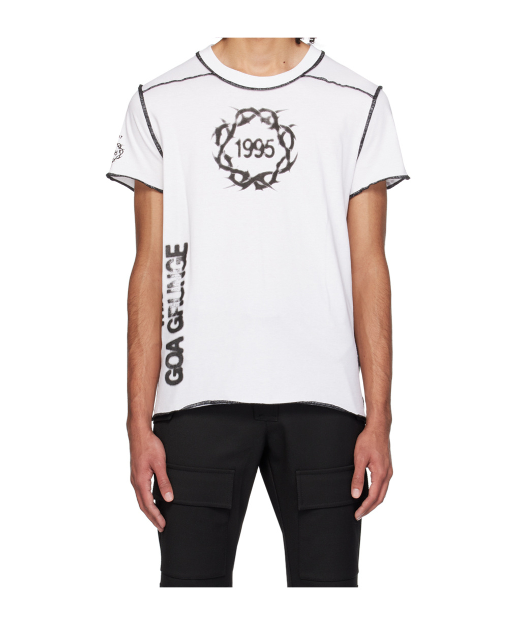 Misbhv Logo Round-neck T-shirt In White