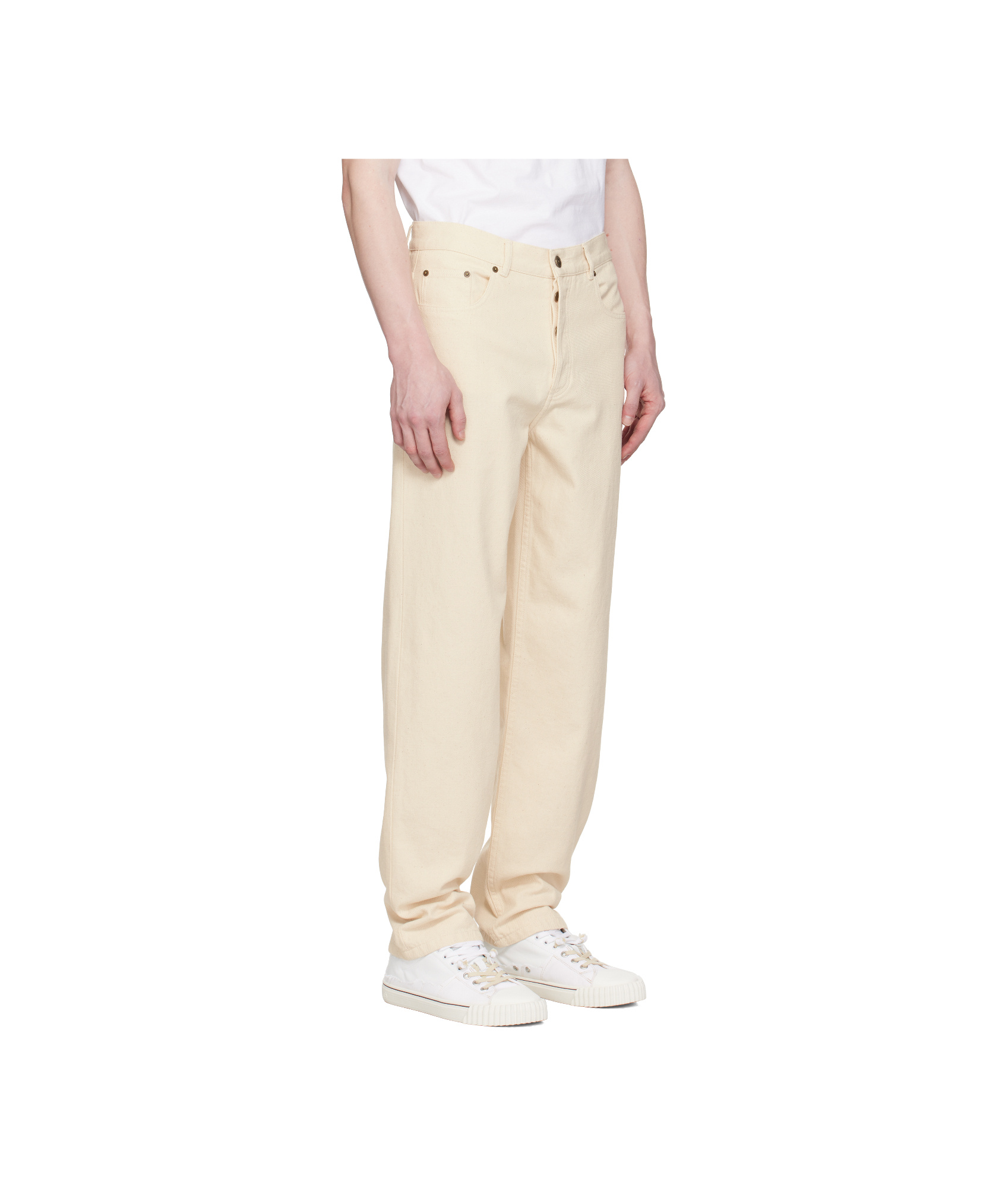 Apc Off-white Fairfax Jeans In Nude
