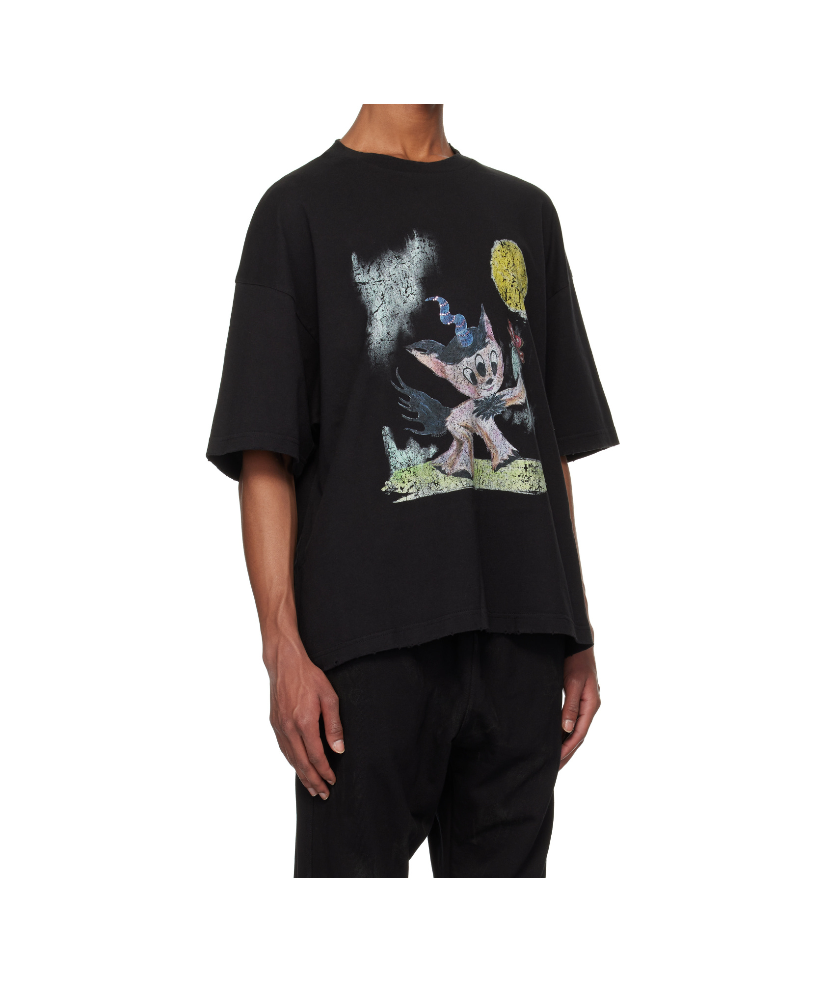 We11 Done Knitted T-shirt In Black