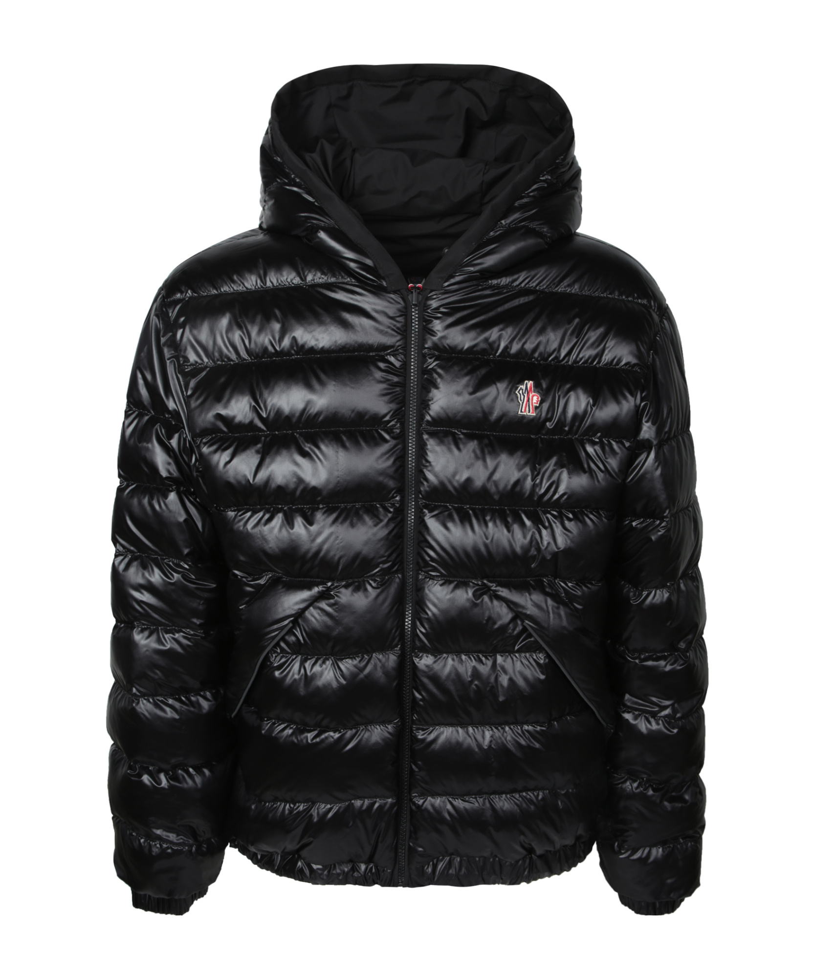 Moncler Double-sided Cotton Jacket In Black
