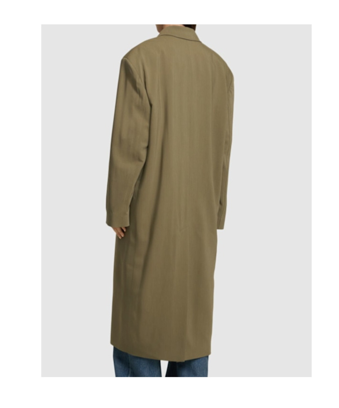 THE FRANKIE SHOP TRIBECA VISCOSE BLEND LONG COAT