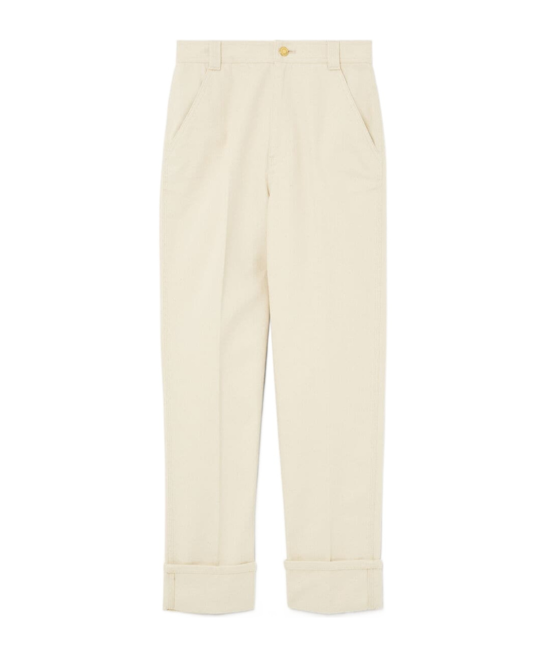 Loro Piana Jeans With Belt Loops In Soft Sand