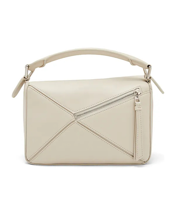 Loewe Puzzle Bag Small Sea Salt Women In White