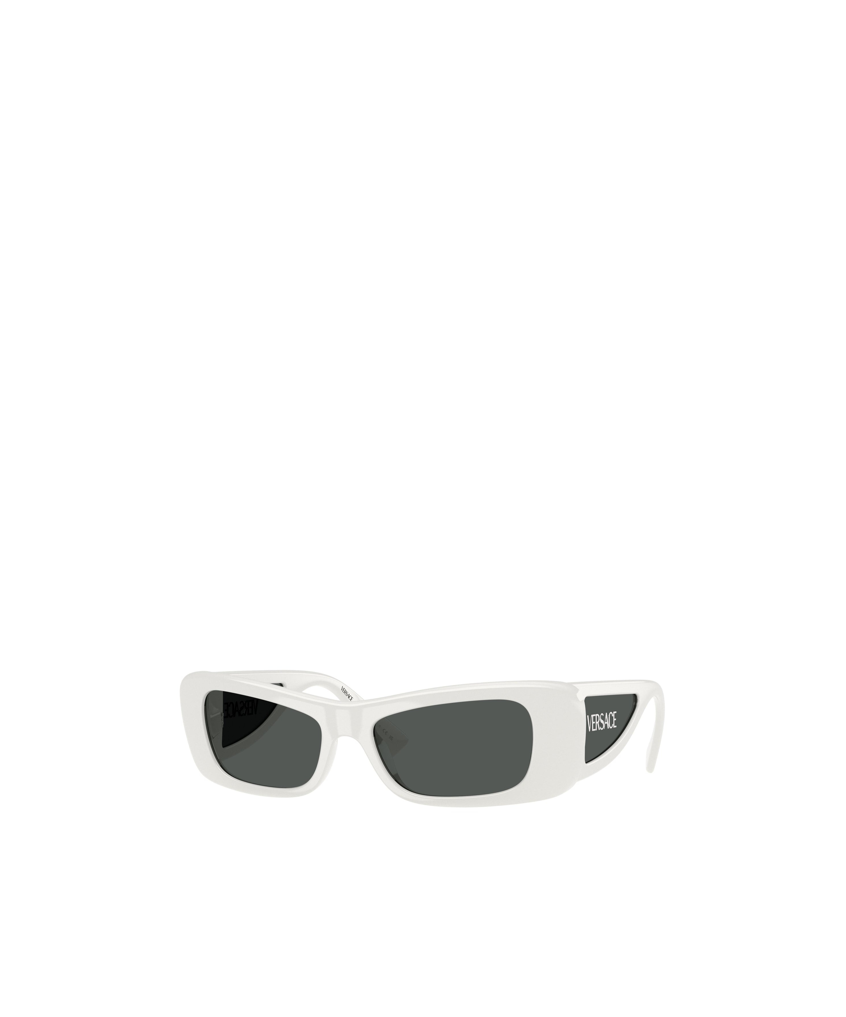 Versace Full Frame Sunglasses In White