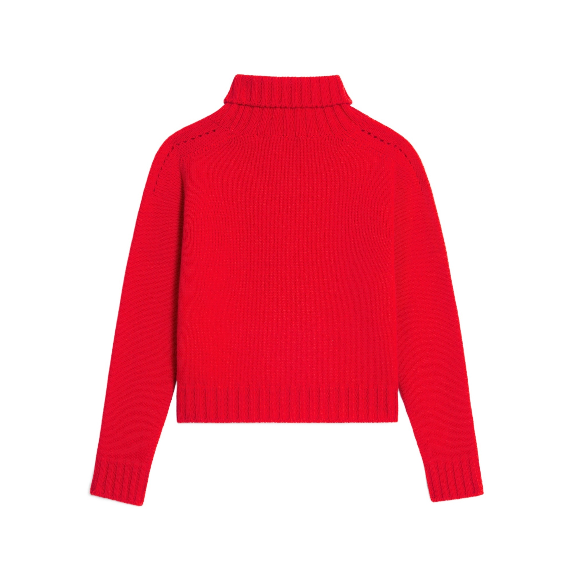 Celine Turtleneck Sweater In Seamless Cashemire In Red