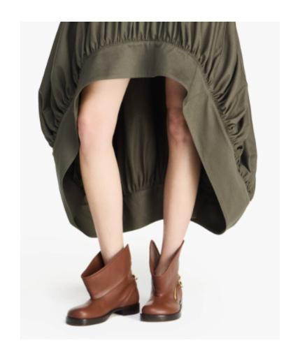 Jw Anderson Stiefeletten Aus Leder In Burgundy