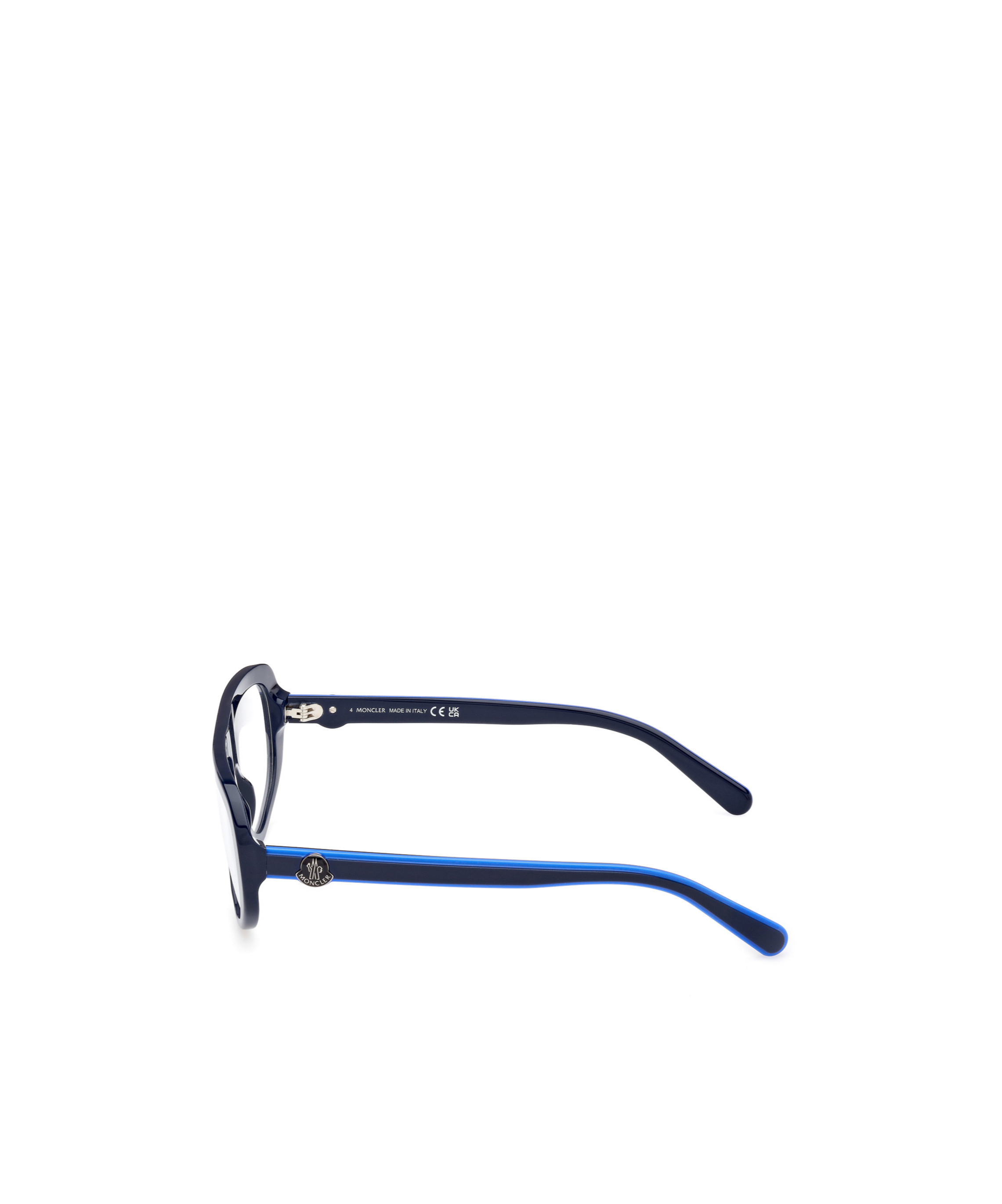 Moncler Logo Flat Mirror In Blue