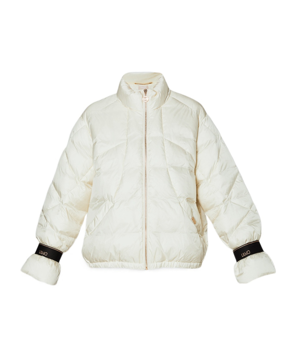 Liu •jo Quilted Down Jacket In White