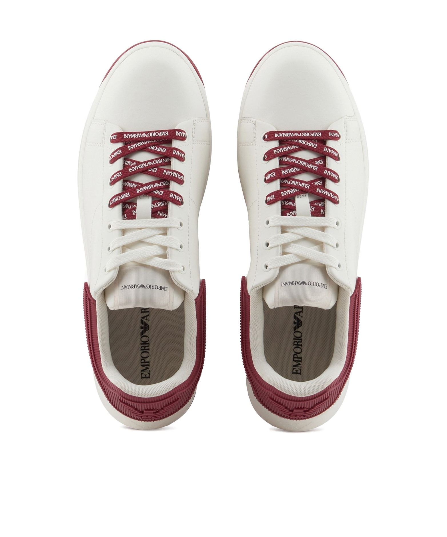 Emporio Armani Strap-up Sports And Casual Shoes In White