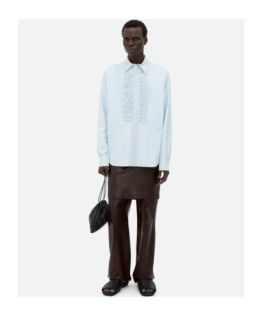 Bottega Veneta Elastic Waist Casual Pants In Black