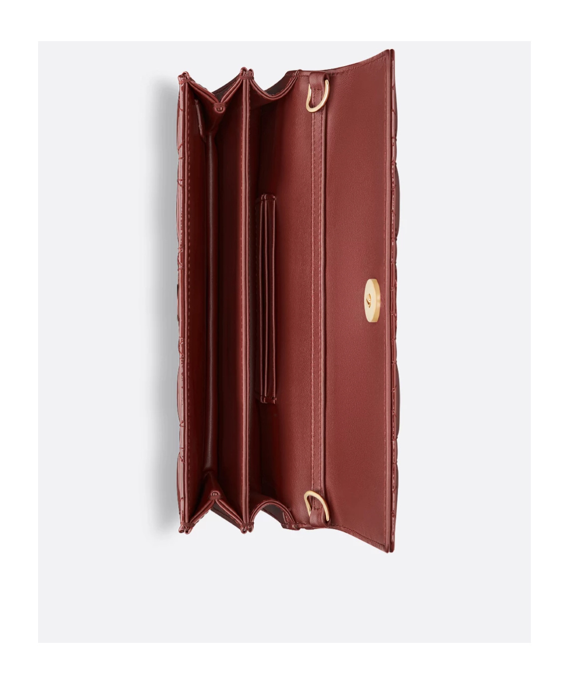 Dior Mini Flap Shoulder Bag In Brown