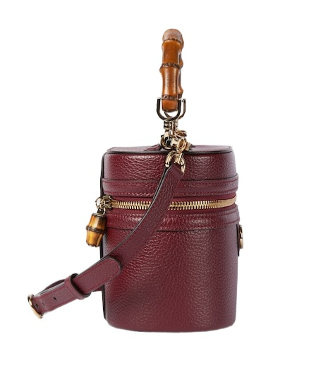 Gucci Mini Bamboo Shoulder Backpack In Brown