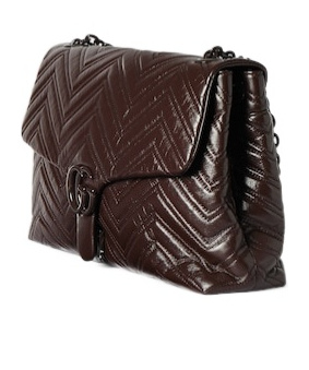 Gucci Gg Marmont Large Shoulder Bag In Brown