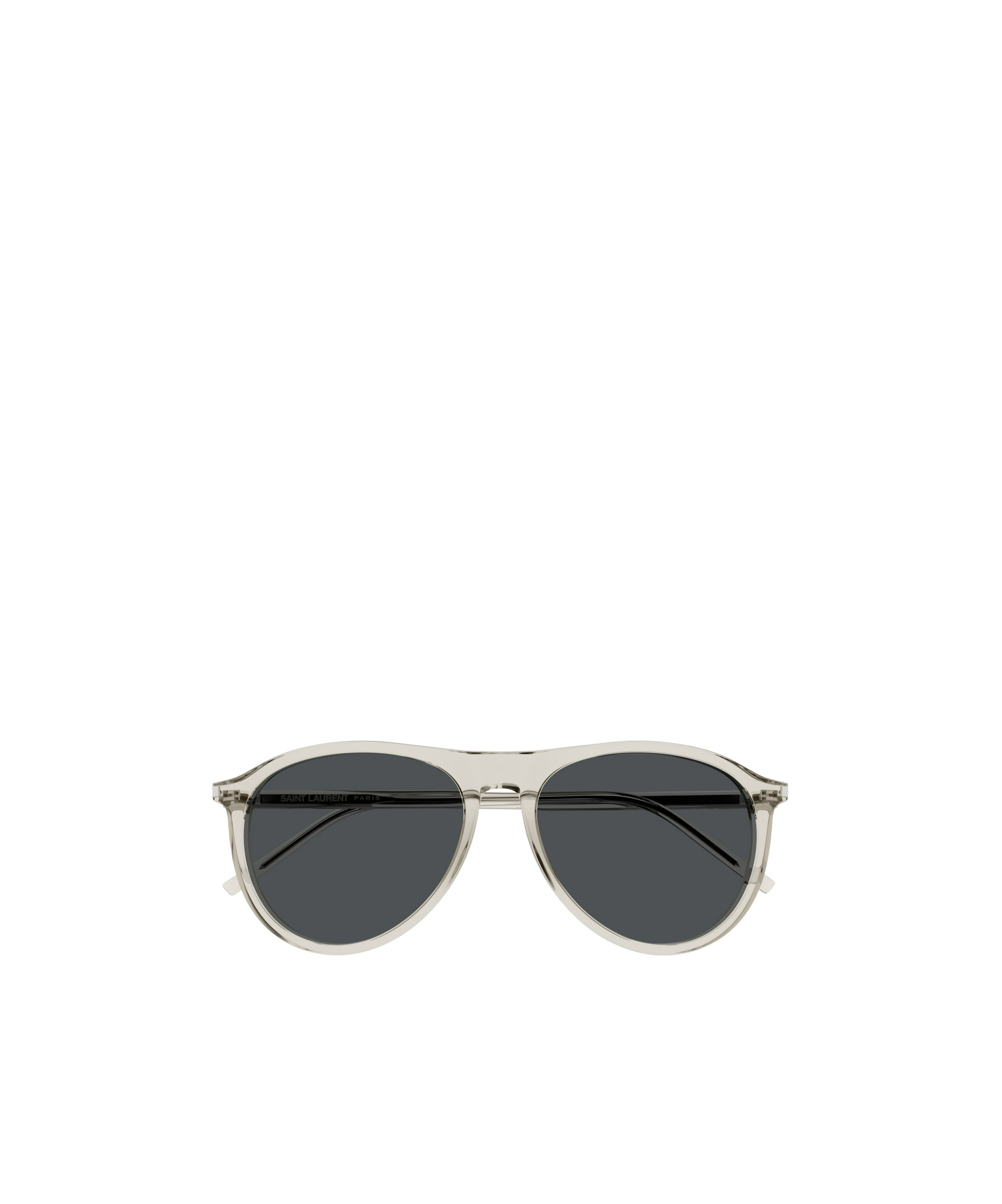 Saint Laurent Eyewear Aviator Frame Sunglasses In Black