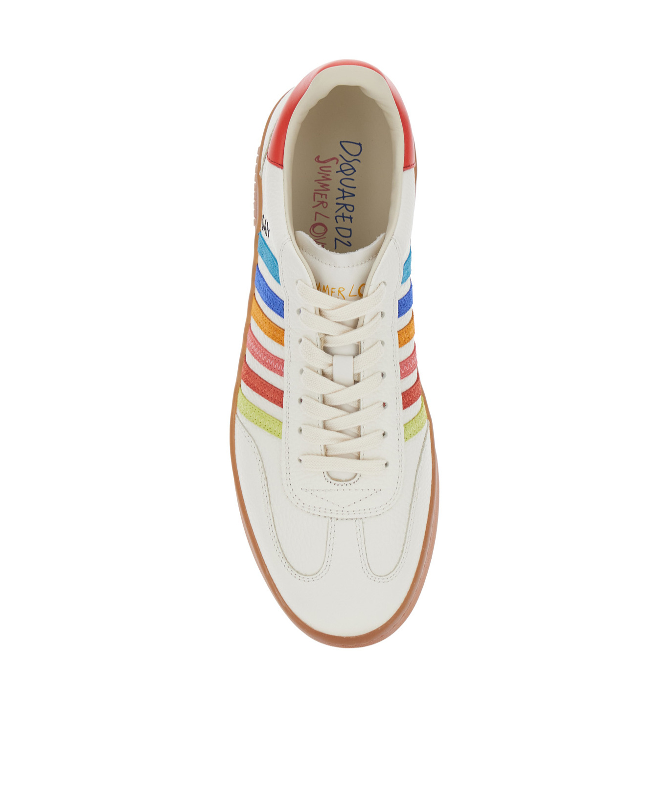 Shop Dsquared2 Boxer Sneakers In White