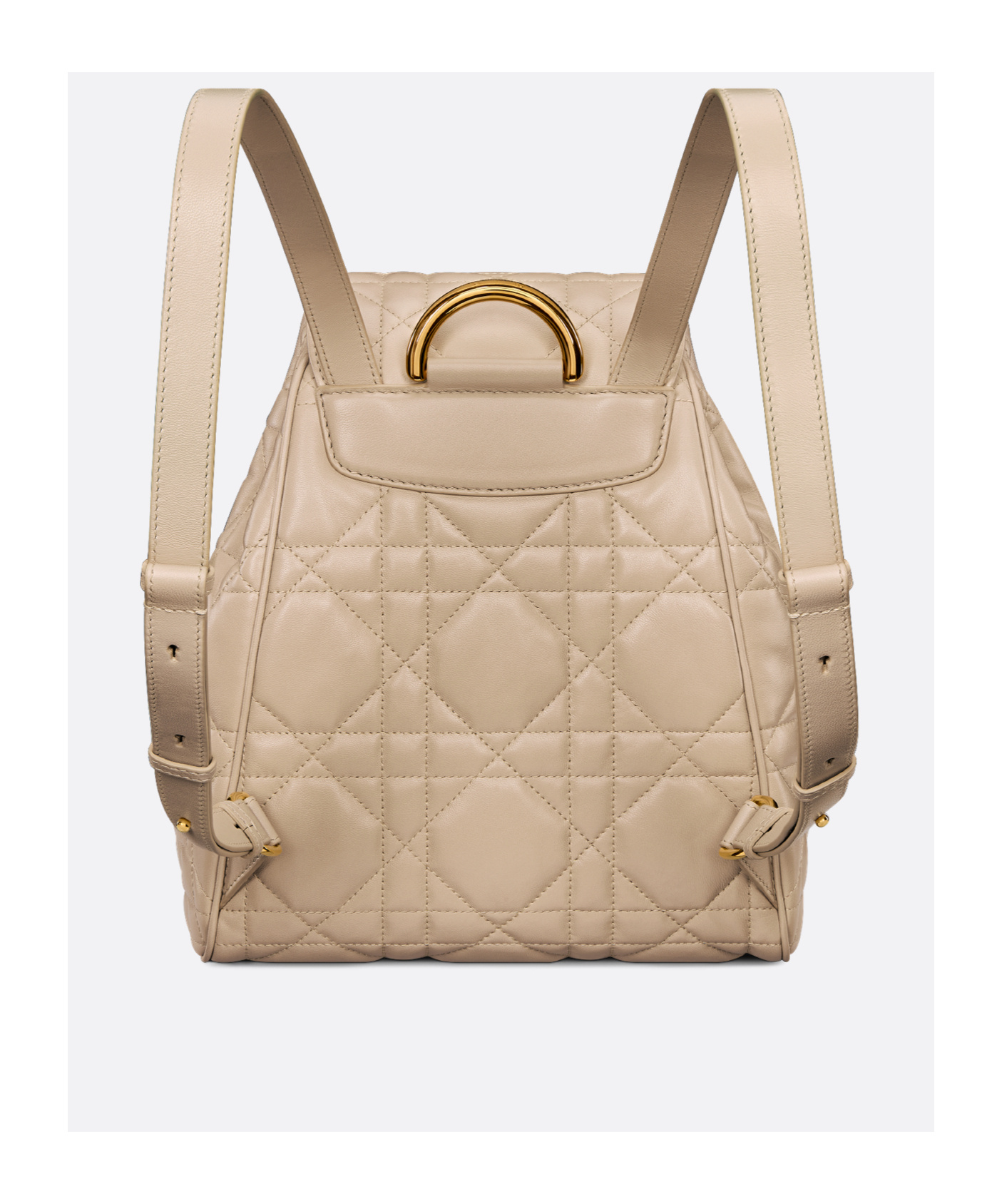 Dior Medium Caro Backpack In Rouge Beige
