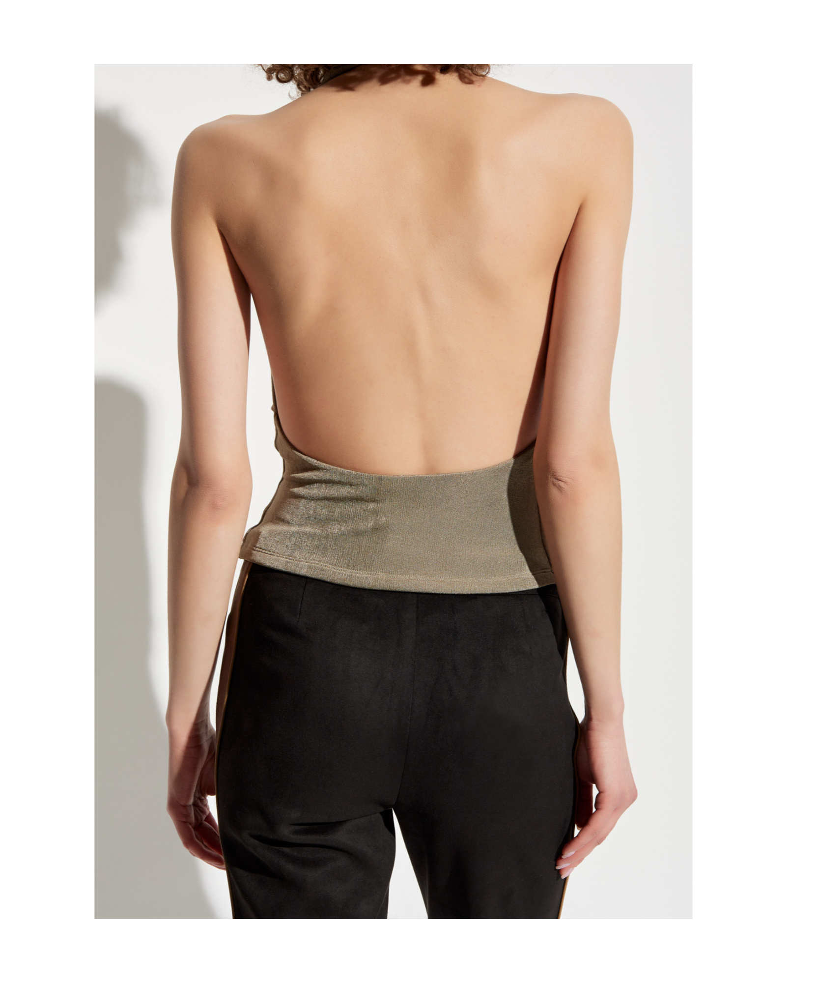MISBHV DRAPED-DETAIL BLOUSE