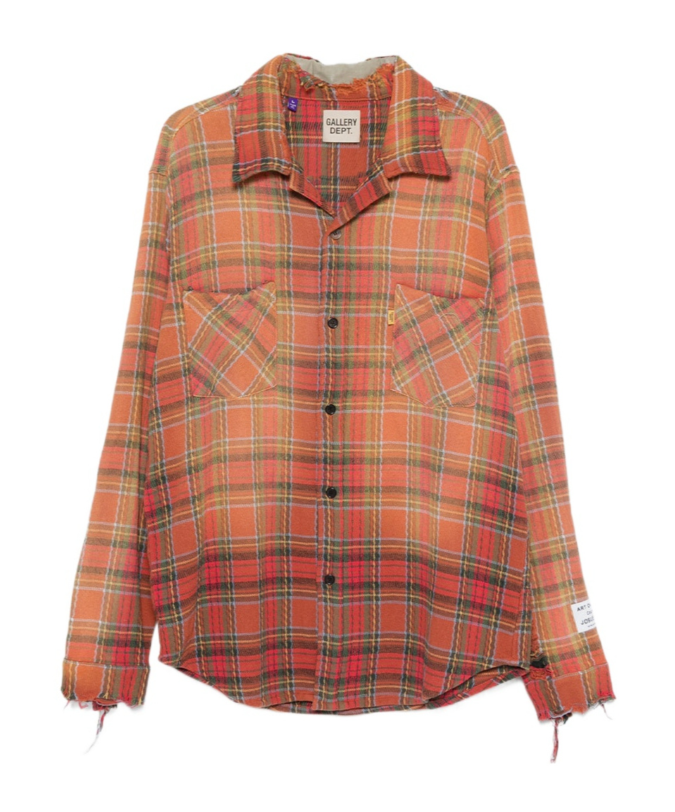 Gallery Dept. Check Marley Shirt In Brown