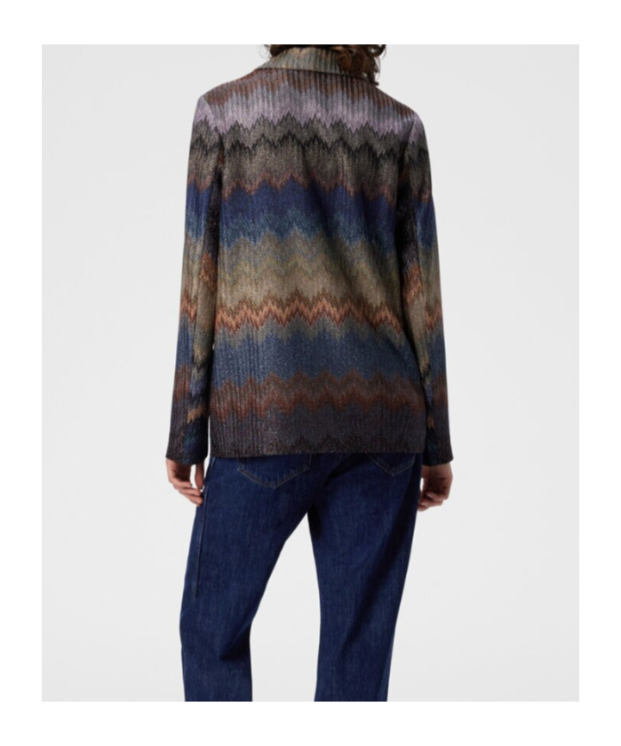 Missoni Chevron-pattern Blazer In Multi