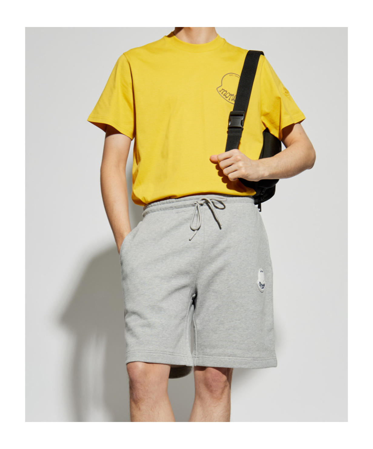 Moncler Men's Cotton Drawstring Shorts