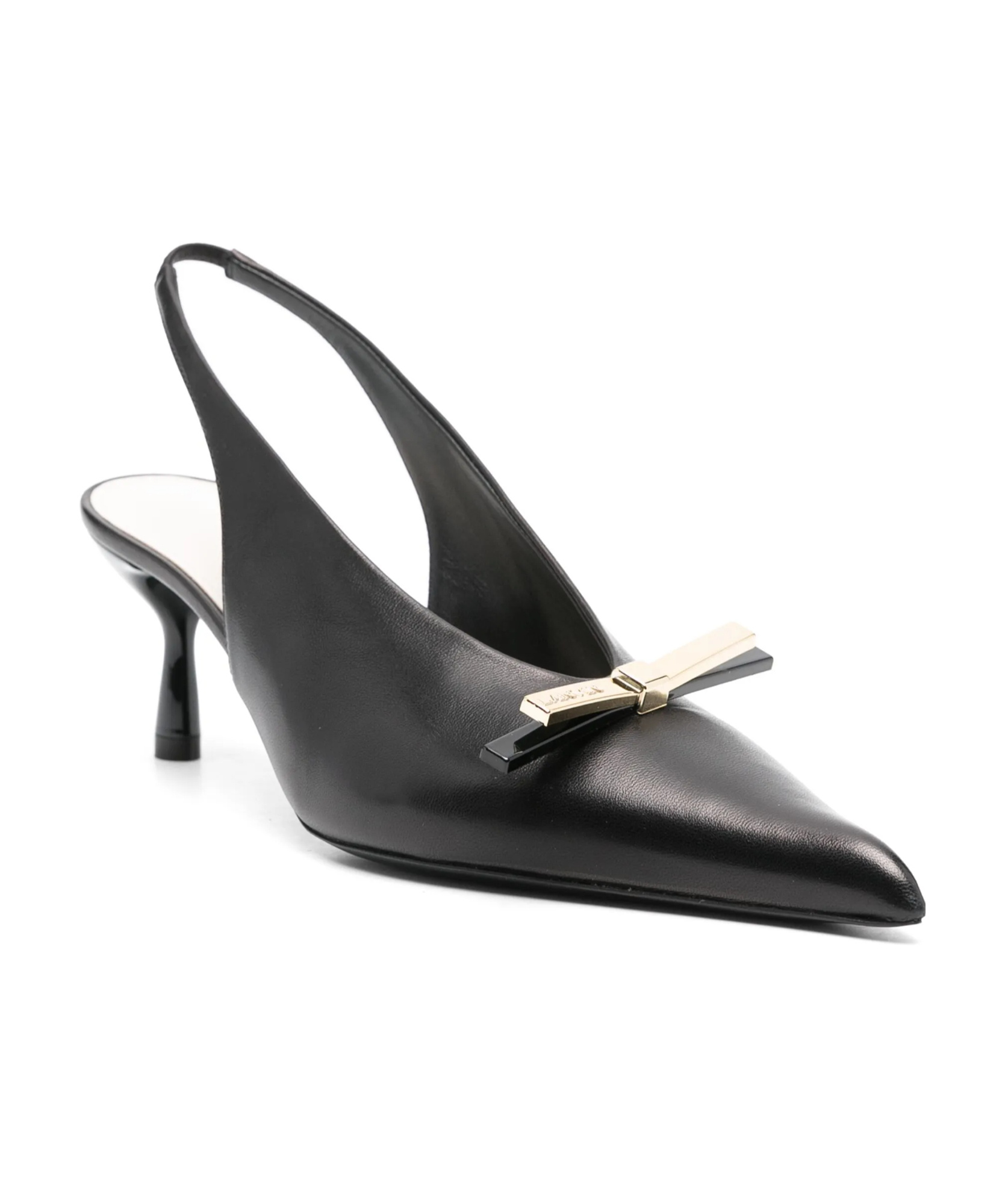 Lanvin 60mm Leather Pumps In Black