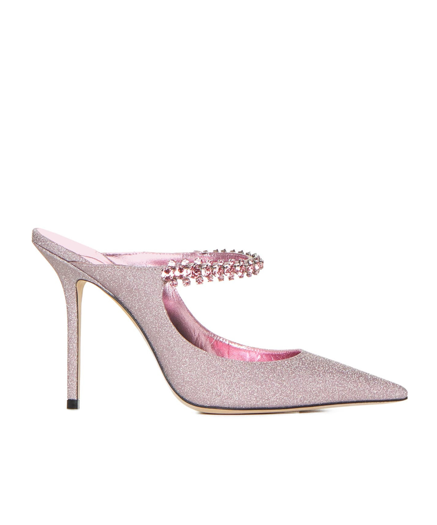 Jimmy Choo Pointed Toe Mules In Pink