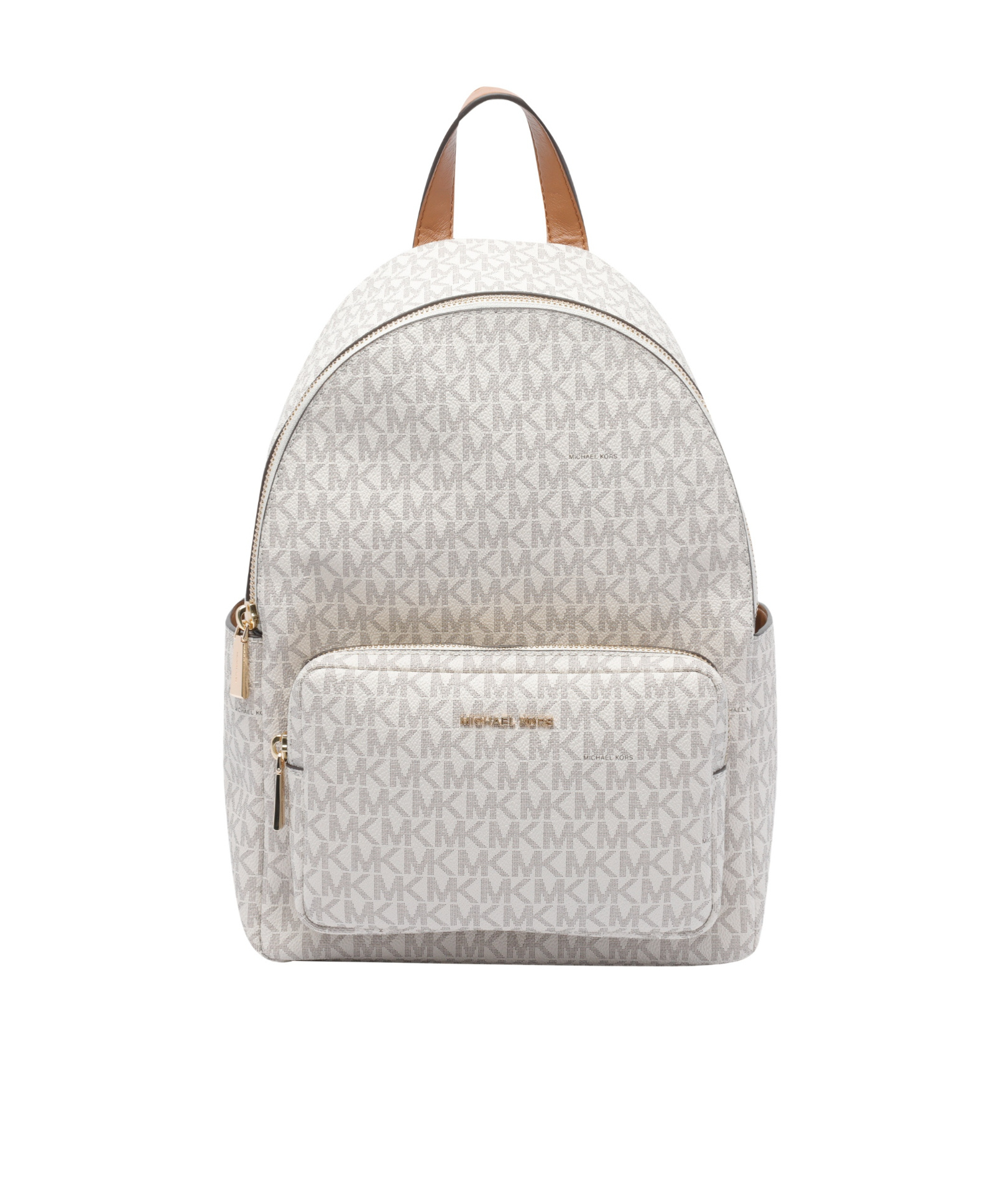 Michael Kors Michael  Tanner Medium Signature Logo Backpack In White