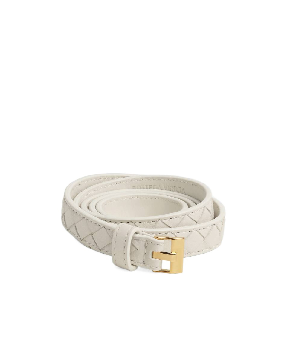 Bottega Veneta Thin Watch Belt In Nude