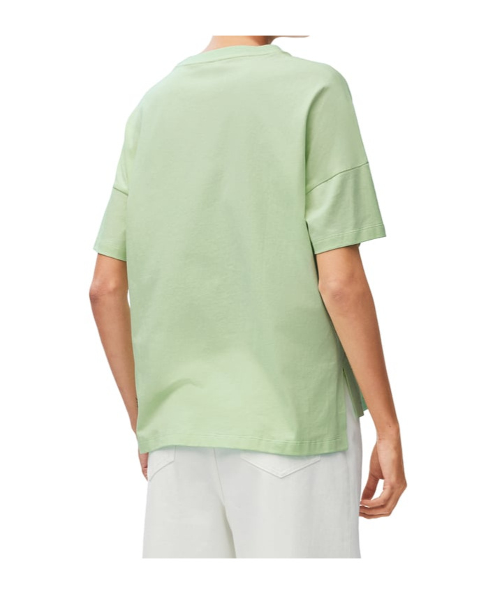 Loewe Cotton Short-sleeved T-shirt In Green