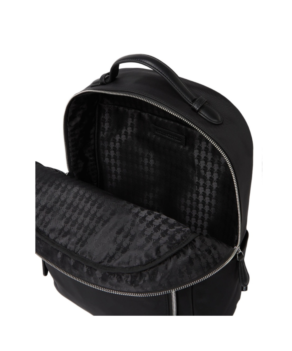 Shop Karl Lagerfeld Logo-print Backpack In Black