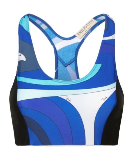Shop Emilio Pucci Goccia Printed Sports Vest