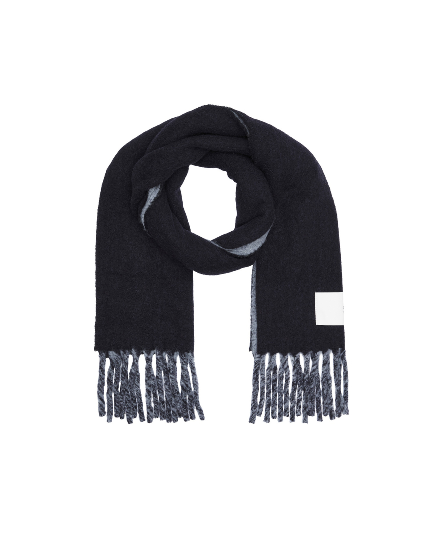 Ami Alexandre Mattiussi Logo Scarf In Black