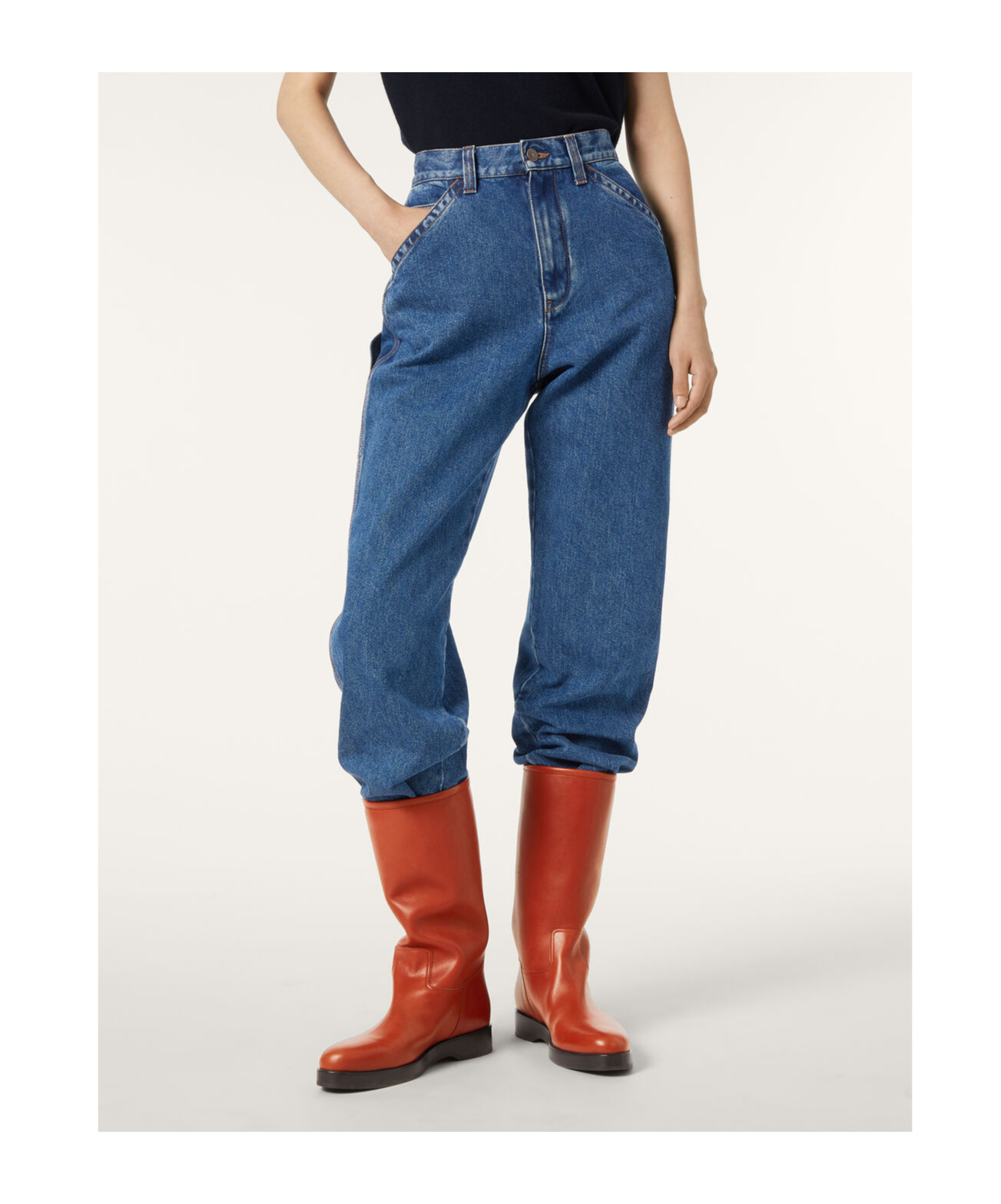 Loro Piana Etienne Jeans In Blue