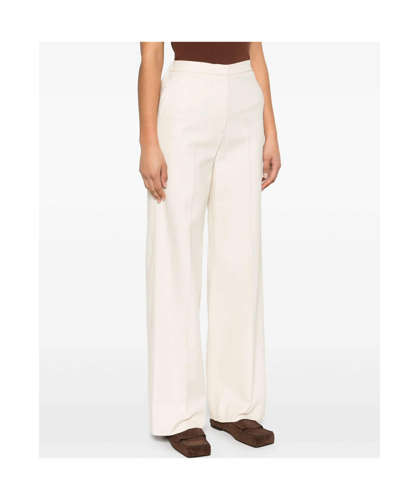 Loulou Studio Zora Trousers In White