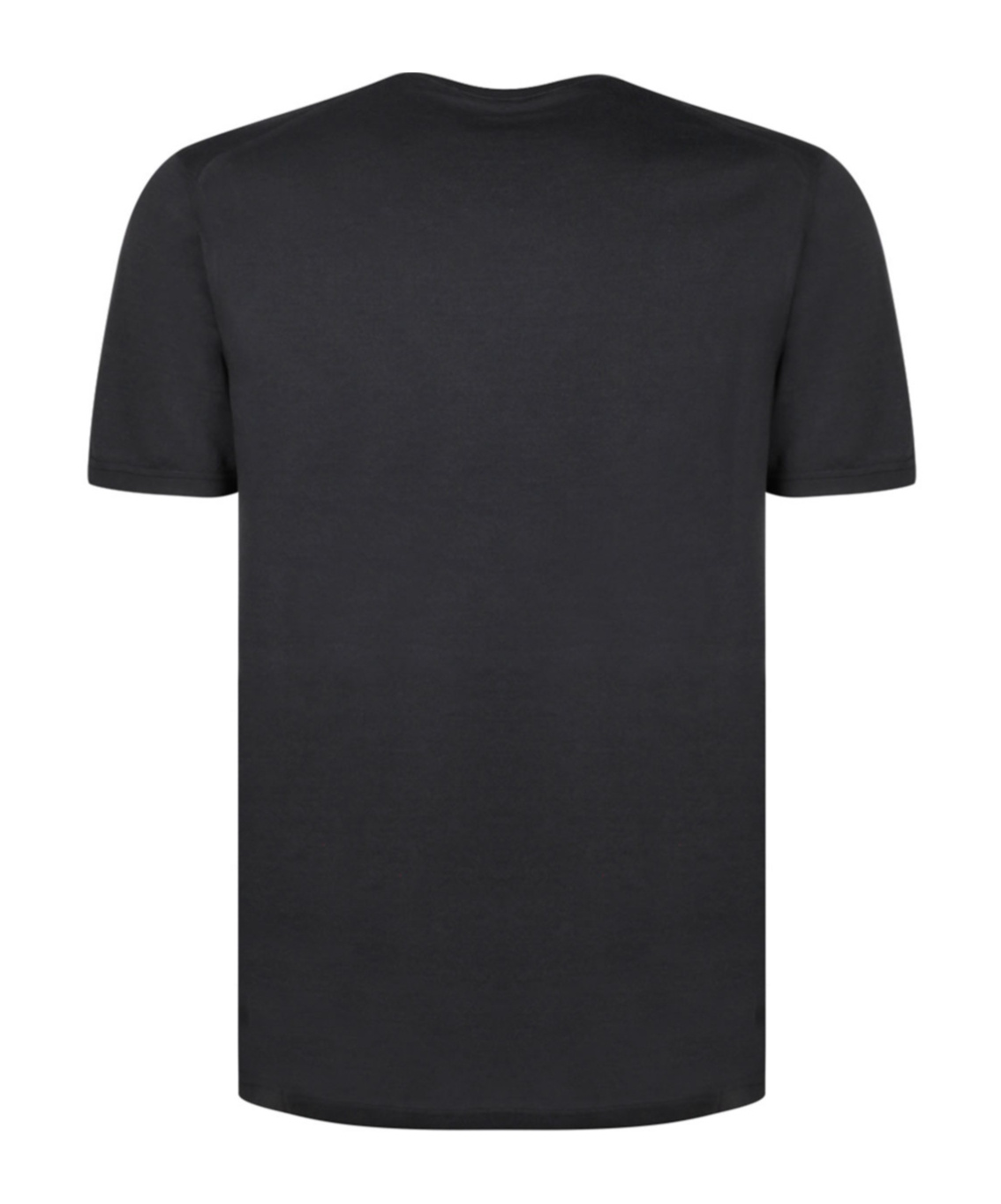 Tom Ford Round Collar Logo T-shirt In Black