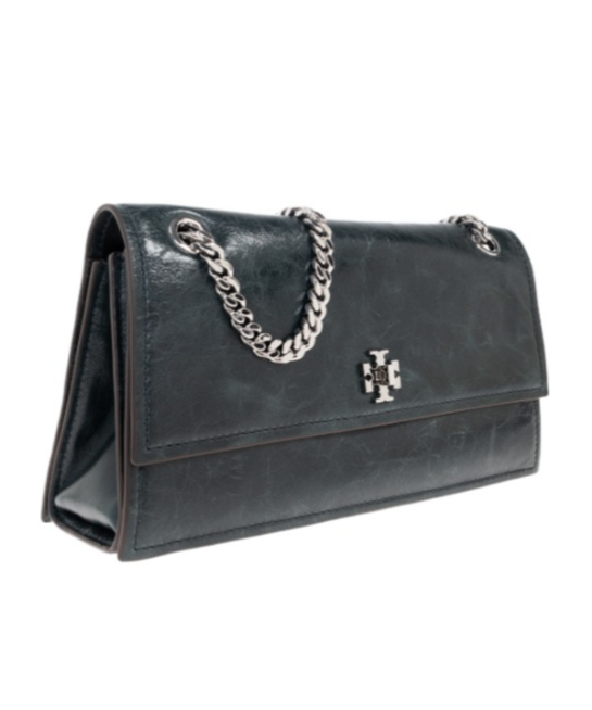 Tory Burch Kira Turnlock Shoulder Bag In Blue