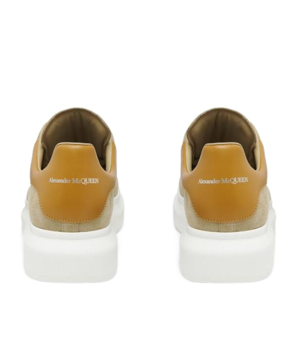 Alexander Mcqueen Leather Upper And Rubber Sole Sneaker In Brown