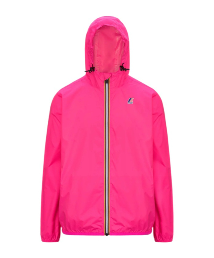 K-way Le Vrai 4.0 Claude Hooded Jacket In Pink