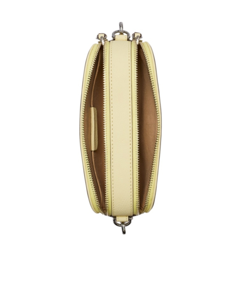 Tory Burch Miller Matte Mini Leather Crossbody Bag In Yellow