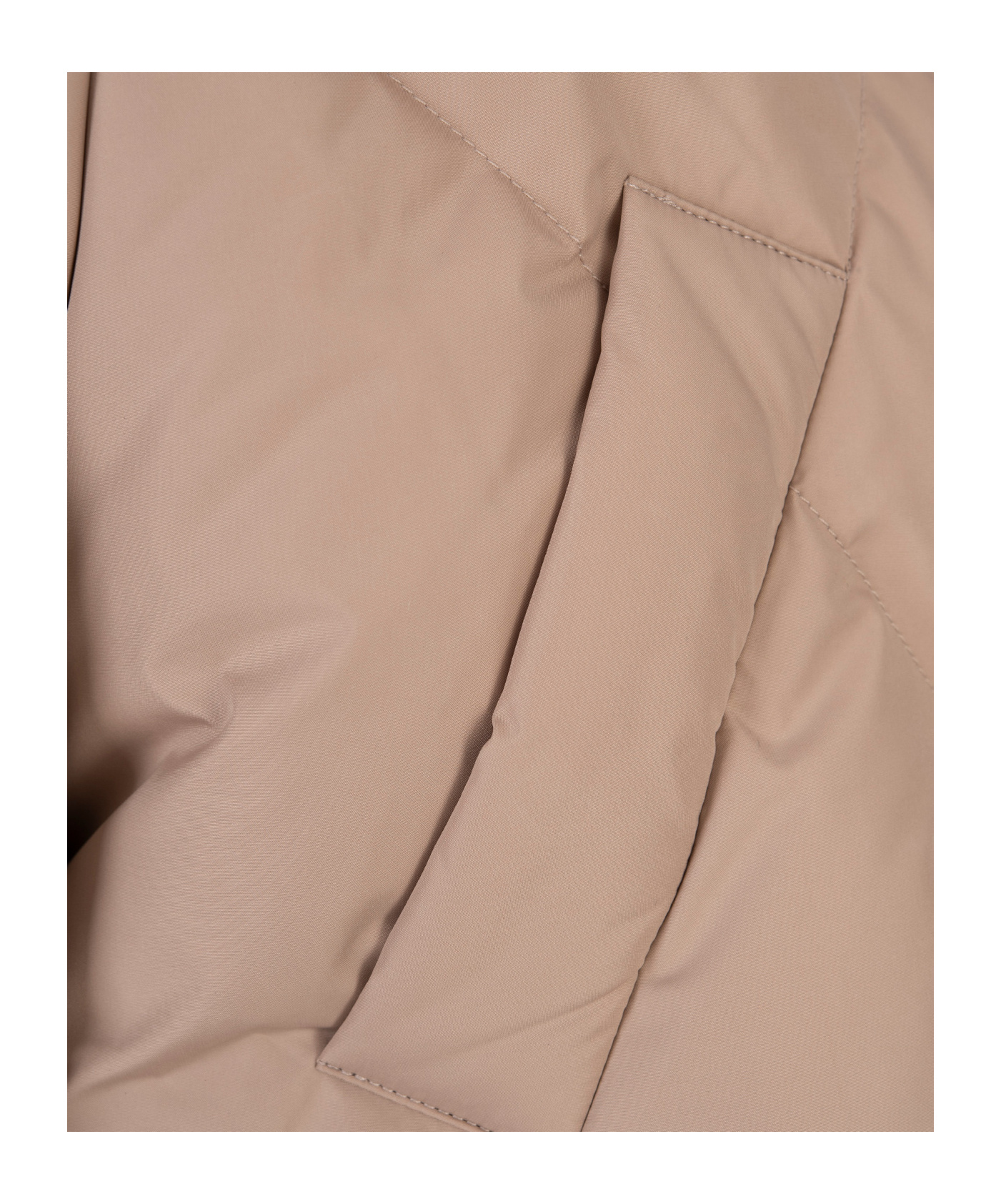 Khrisjoy Zippered Down Jacket In Nude